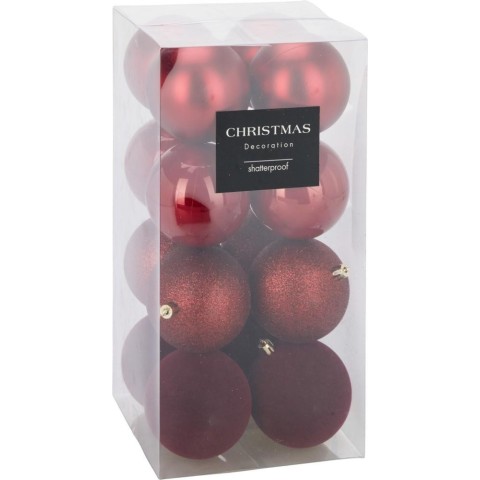 16 SFERE PP 8CM BORDEAUX